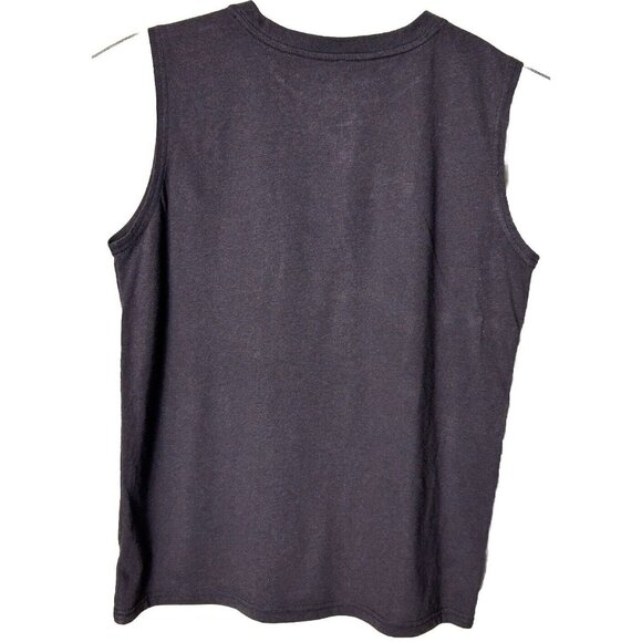 Mens XL Champion Angled Script Muscle Tee Gray T Shirt sleeveless - Picture 2 of 4